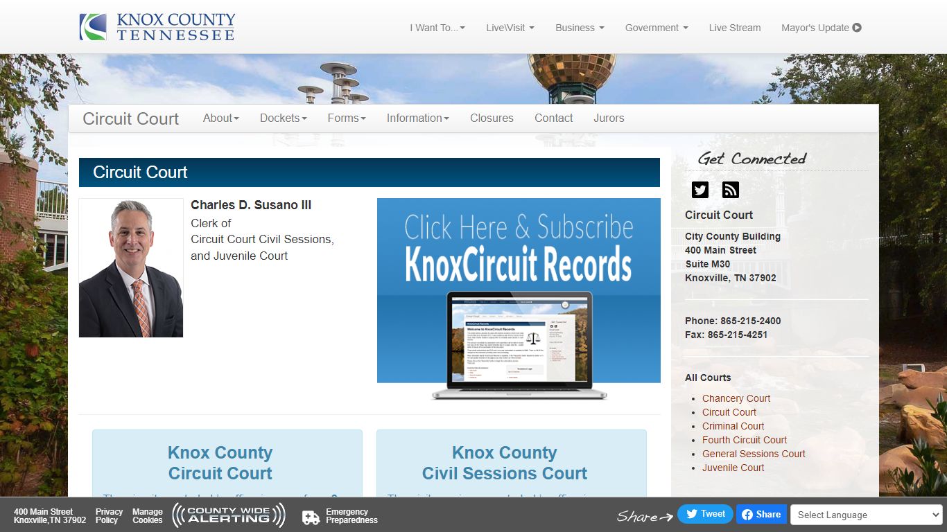 Circuit Court - Knox County Court Systems - Knox County, Tennessee